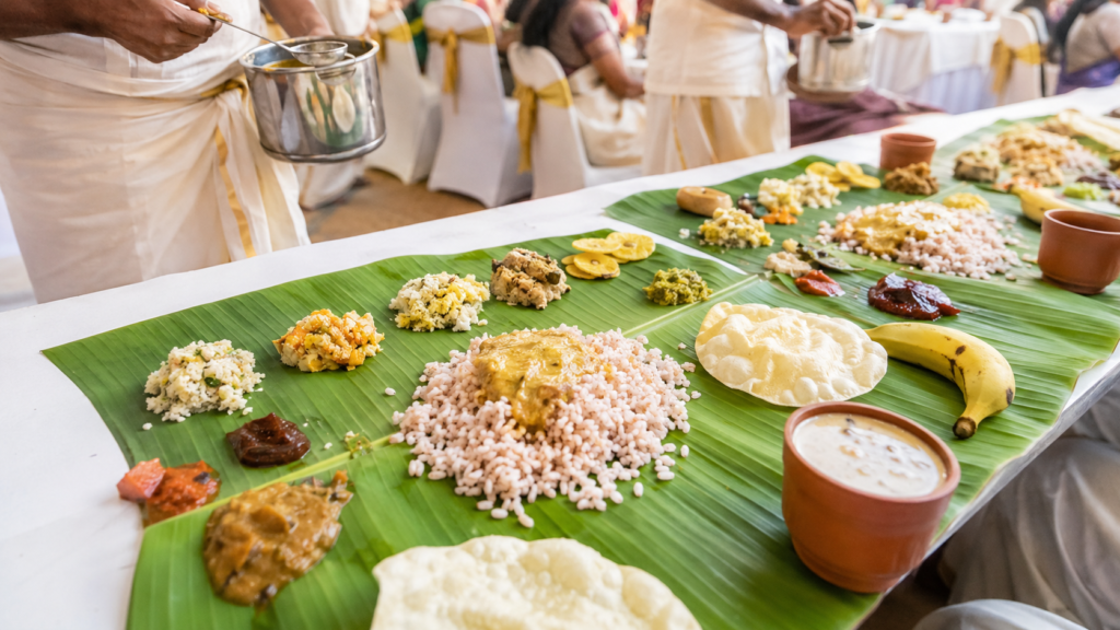 Premium Kerala wedding reception food menu and catering buffet