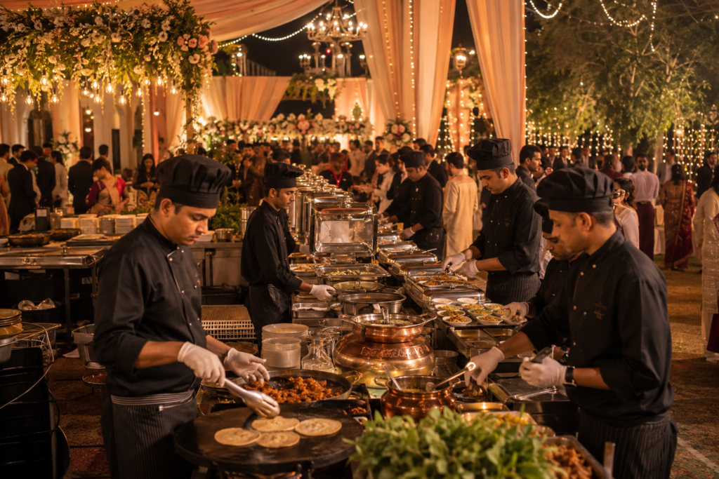 wedding caterers serving guests in Dehradun