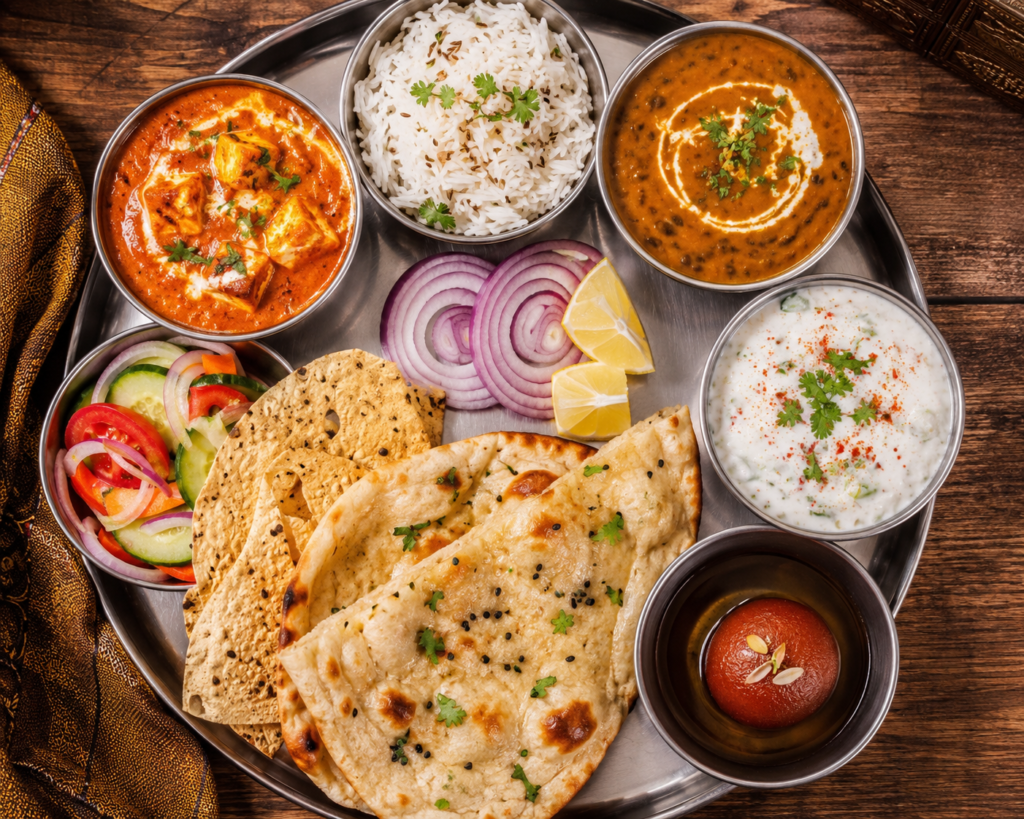 veg catering price per plate in Dehradun - vegetarian thali menu