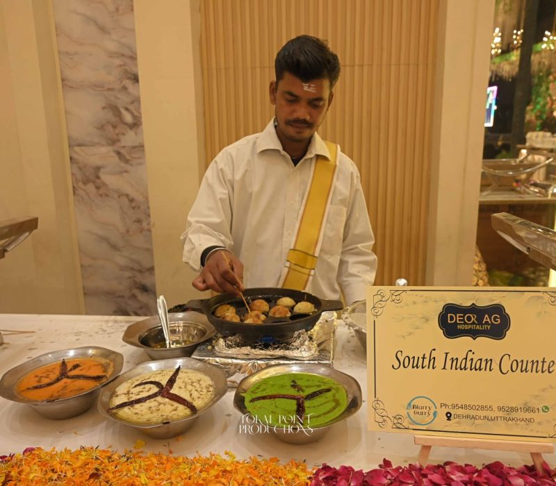 Live Food Counter for Weddings